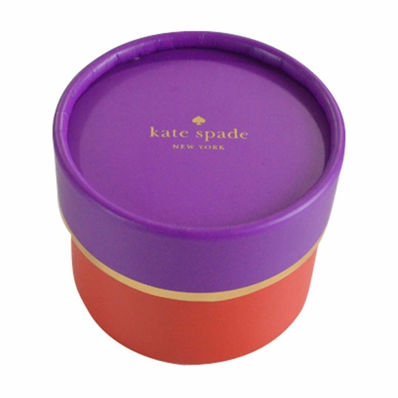 Kate Spade Keychain/Jewelry Gift Box Purple Red - Picture 1 of 2